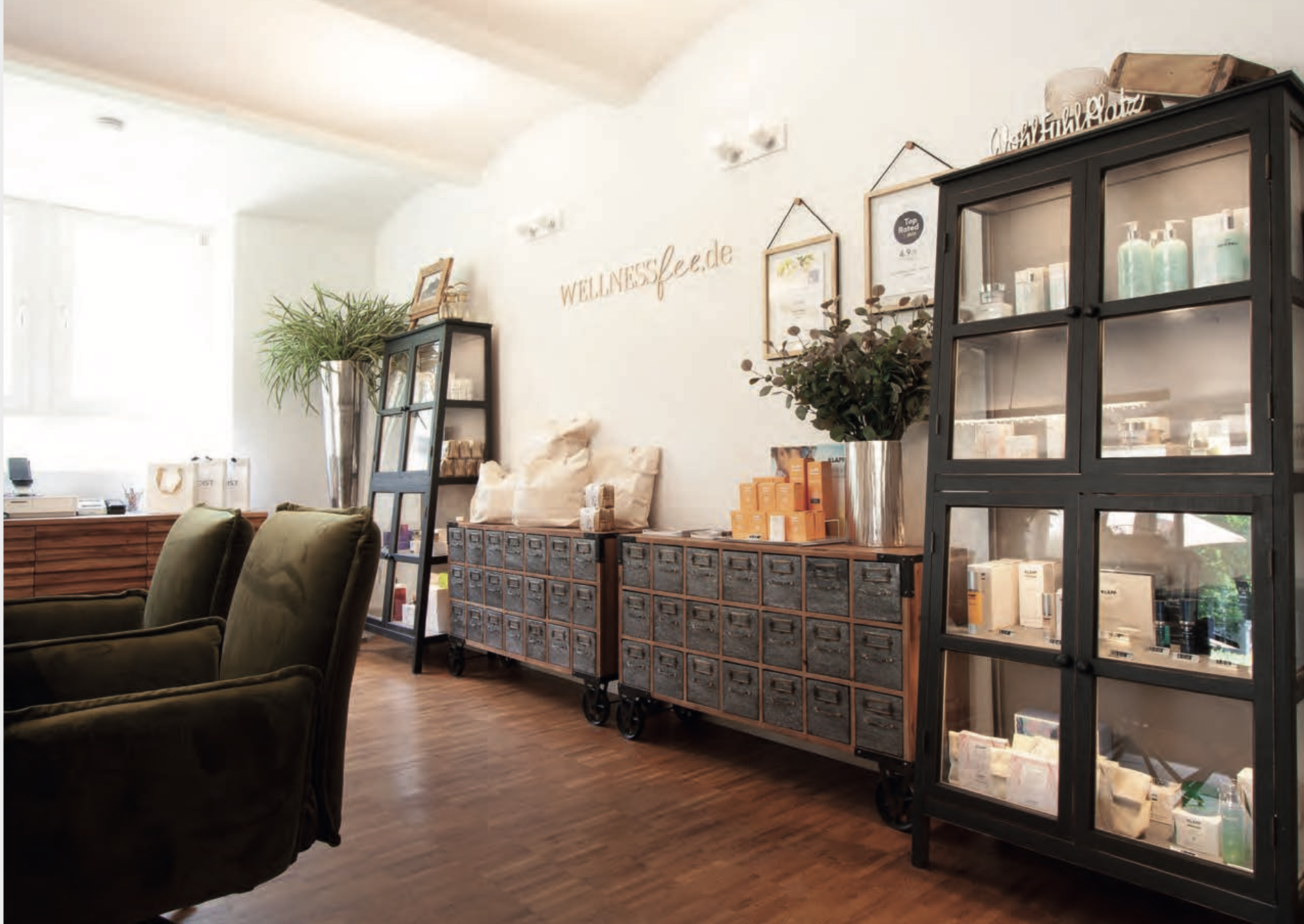 WELLNESSfee Leipzig Wartebreich